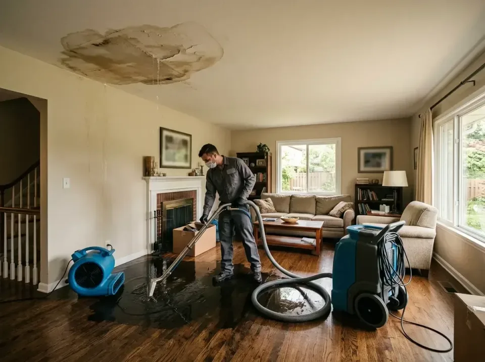 attic-pipe-burst-ceiling-drip-008 — frequently asked questions, Water Damage Restoration & Carpet Care in Dover, OH